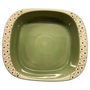 2002 The Secrets of Pistoulet Pfaltzgraff 10” Square Ceramic Casserole Dish